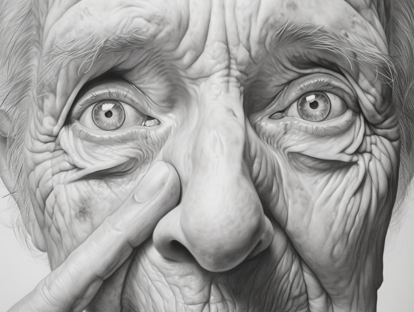 Abstract Pencil Drawing