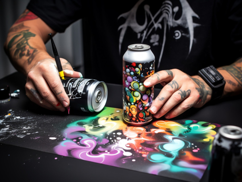 Aerosol Paint Can