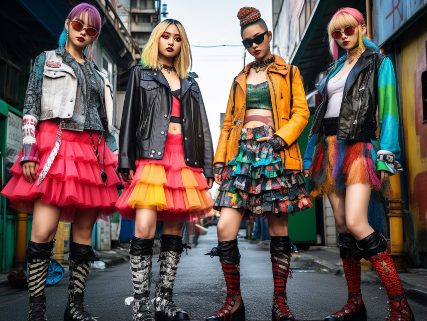 Full body harajuku girl