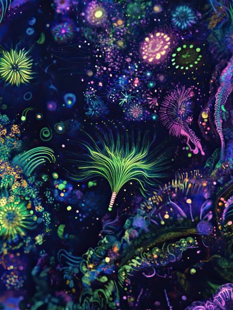 Firework patterns in micro detail