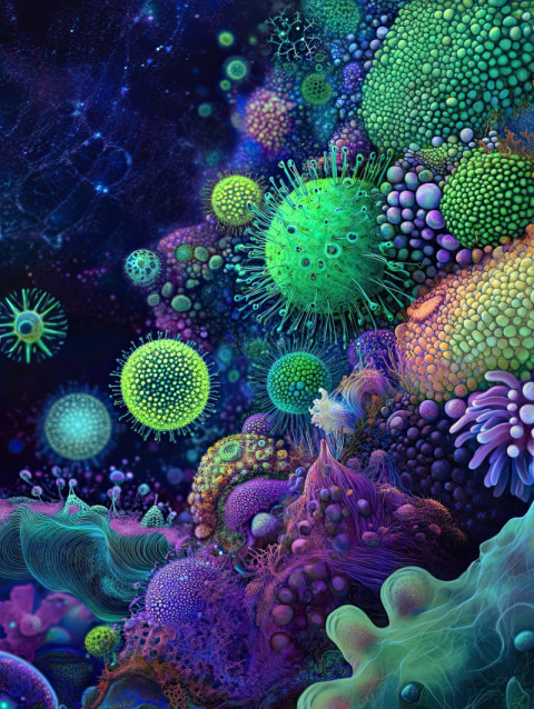 Microbial world in fine detail