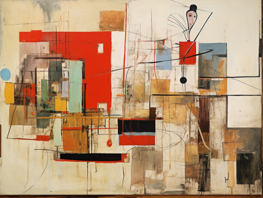 A Dada Movement Art Painting