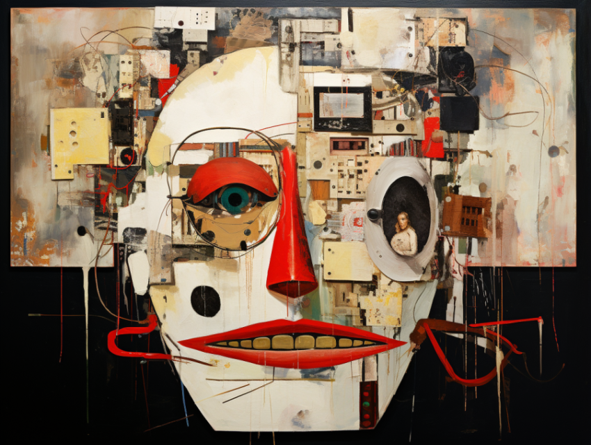 A Dada Movement Art Painting