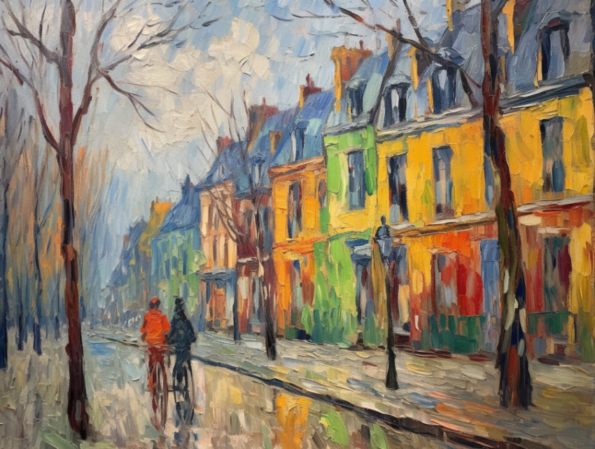 A Post Impressionism Art Painting