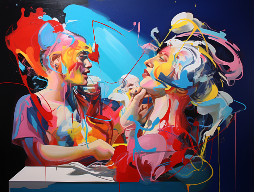 A Contemporary Art Painting