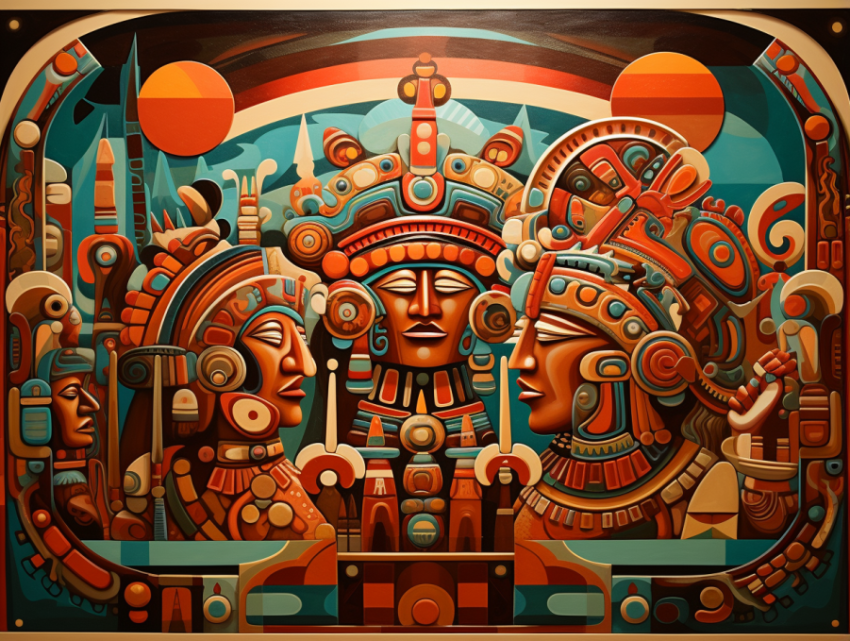 A Moche Art Painting