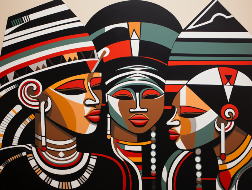 A Ndebele Art Painting
