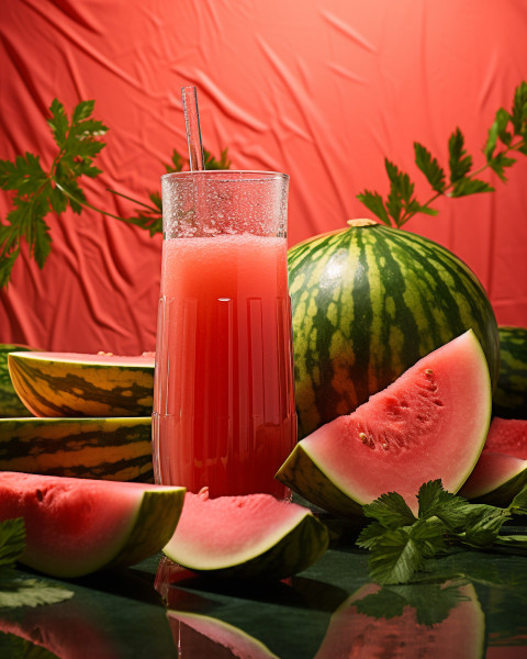 A photo of a watermelon juice, beverage advertisement photography inspiration Get unlimited access to a library of free ai prompts and ai images to help you generate creative ideas.