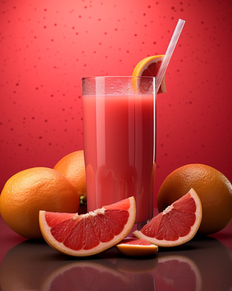 A photo of a grapefruit juice, beverage advertisement photography inspiration Get unlimited access to a library of free ai prompts and ai images to help you generate creative ideas.