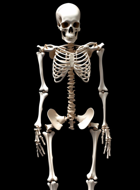 a model showing the back of a human skeleton a model showing the back of a human skeleton