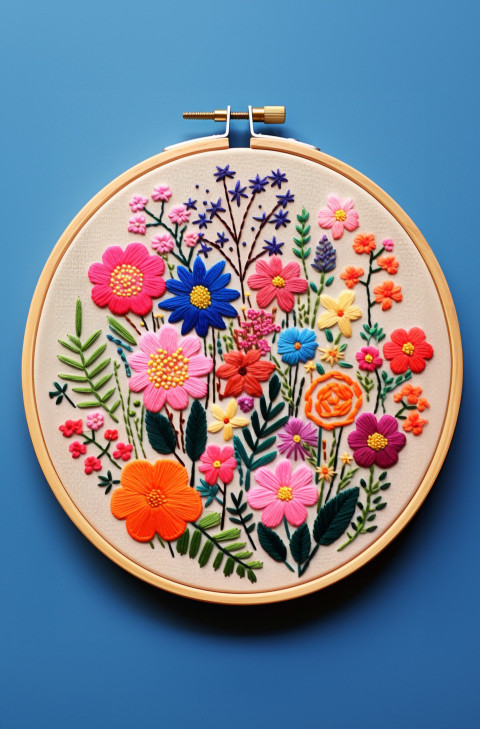 embroidered flowers in hoop merideur hoop embroidered flowers in hoop merideur hoop