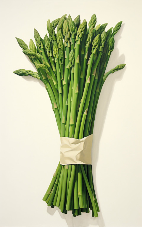 Asparagus spears on white background Asparagus spears on white background, asparagus image