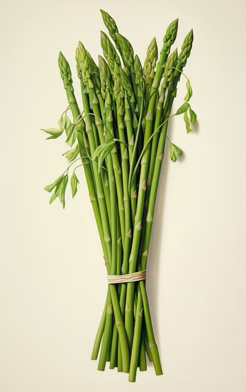 Crisp asparagus stalks isolated on white Crisp asparagus stalks isolated on white, asparagus image