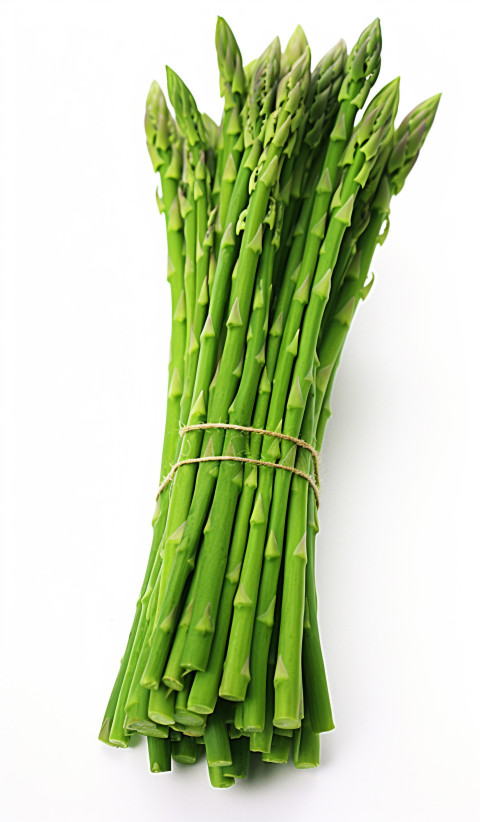 Asparagus Stalks Isolated on White Asparagus Stalks Isolated on White