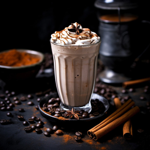 A photo of a chai milkshake, beverage advertisement photography inspiration Get unlimited access to a library of free ai prompts and ai images to help you generate creative ideas.