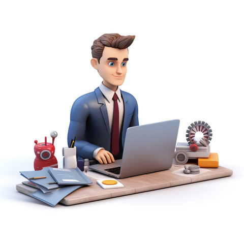 Business man character is busy working in front, cartoon character and illustration Get unlimited access to a library of free ai prompts and ai images to help you generate creative ideas.
