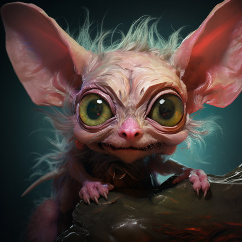 Mysterious creature painting Mysterious creature painting