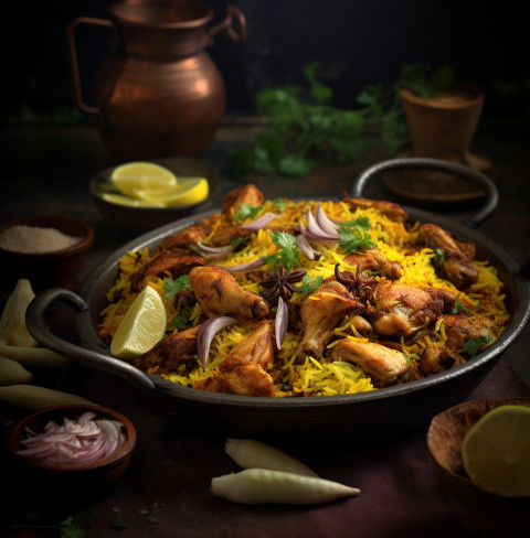 Chicken biryani photography a glimpse into culinary artistry. Get unlimited access to a library of free ai prompts and ai images to help you generate creative ideas.