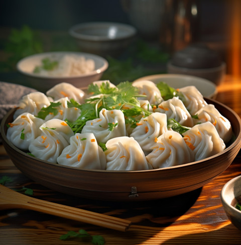 A photo of a dumplings, fast food advertisement stock images Get unlimited access to a library of free ai prompts and ai images to help you generate creative ideas.