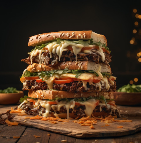 A photo of a sandwiches, fast food advertisement stock images Get unlimited access to a library of free ai prompts and ai images to help you generate creative ideas.