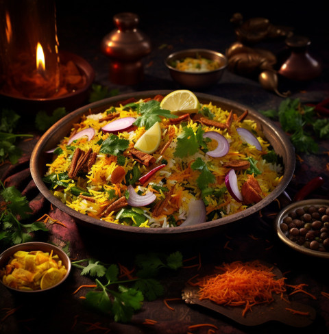 Sindhi vegetables biryani, biryani advertisement, biryani stock photo Get unlimited access to a library of free ai prompts and ai images to help you generate creative ideas.