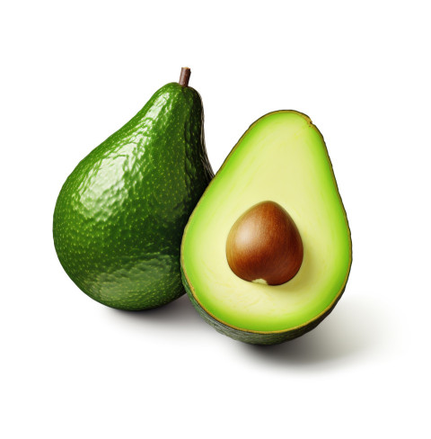Avocado on a white background Avocado on a white background, avocado image stock photo