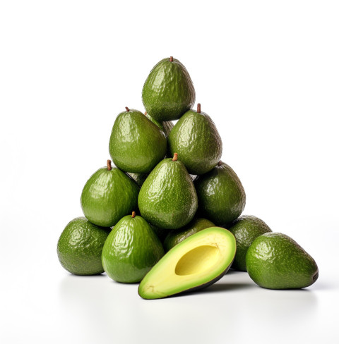 Fresh avocado on white background Fresh avocado on white background, avocado image stock photo