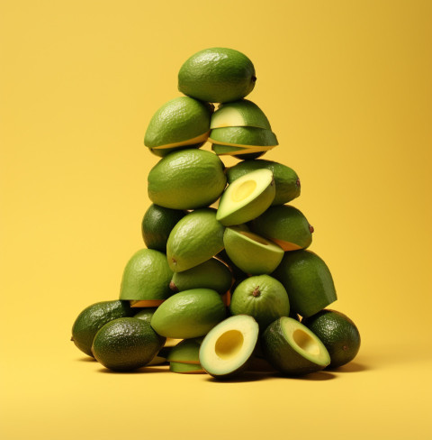 Avocado half with stone Avocado half with stone, avocado image stock photo
