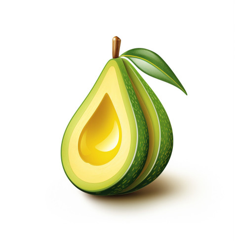 Cut avocado on white Cut avocado on white, avocado image stock photo