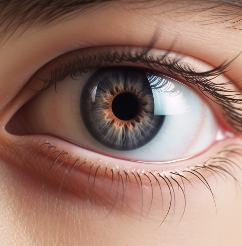A contact lens A contact lens, medical images stock