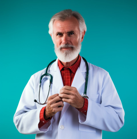 Doctor conducting examination Doctor conducting examination, medical images stock