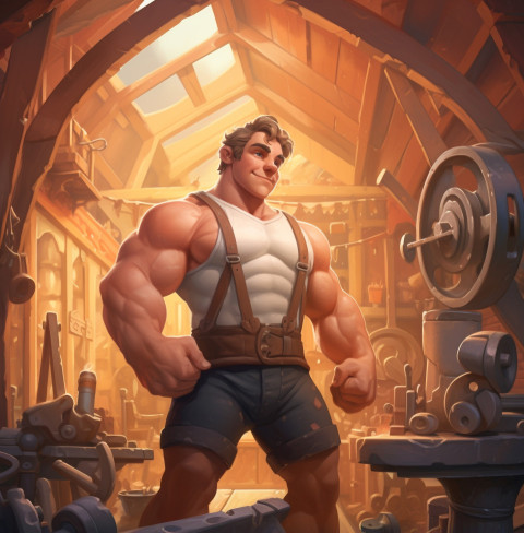 disney muscle man in cartoon disney muscle man in cartoon