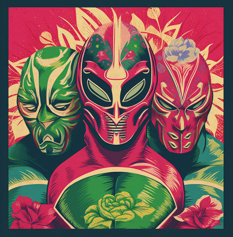 Lucha Libre Artwork by Branky