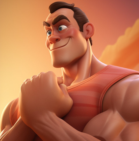 Biceps Flexing Close Up Biceps Flexing Close Up