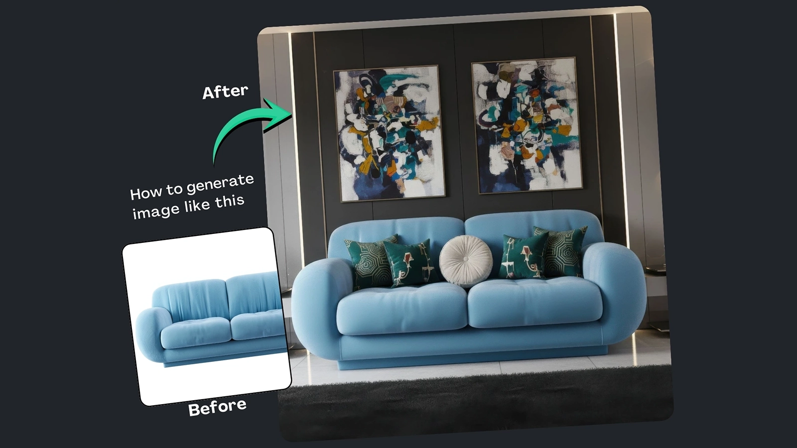 Best Google Gemini Prompt for Home Living Product Photos