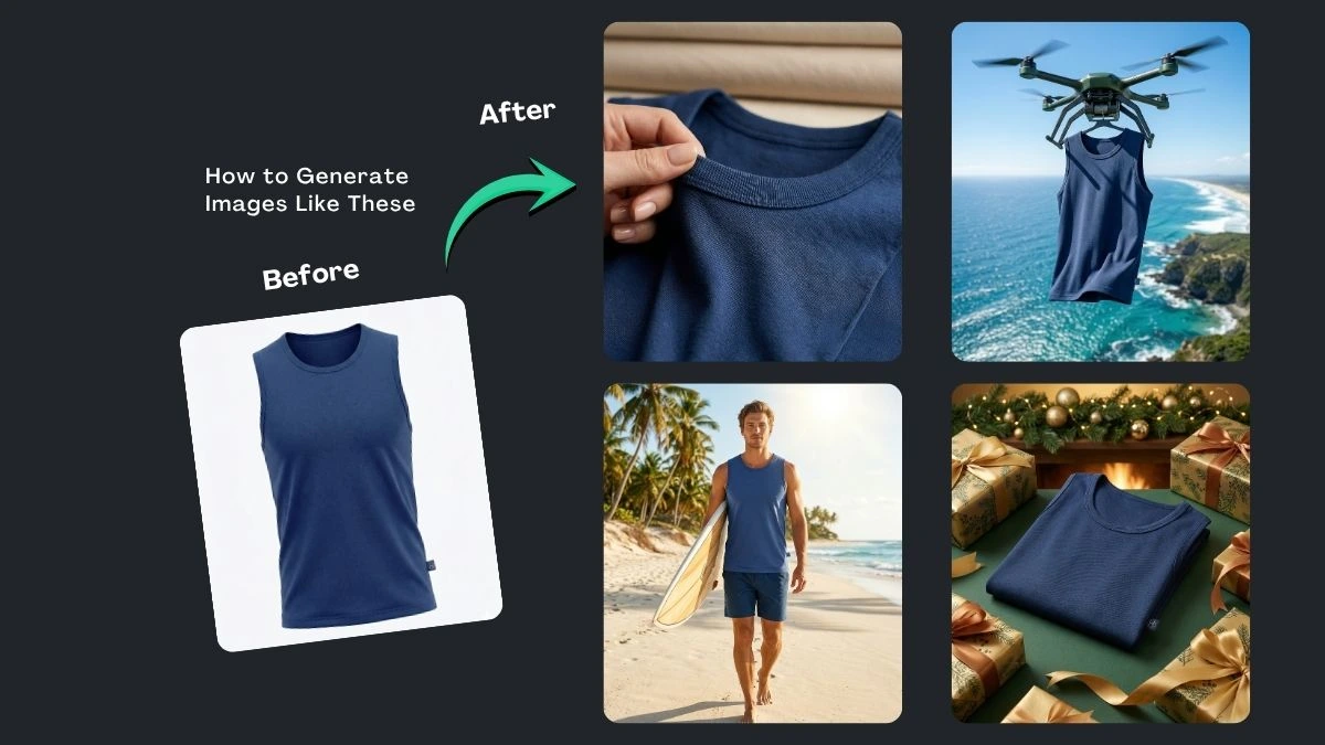 Best Sleeveless Vest T Shirt Photo Prompts for Google Gemini