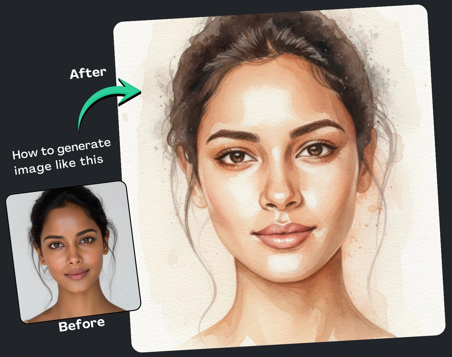 Boring Portraits to Art Google Gemini Prompt With Builder