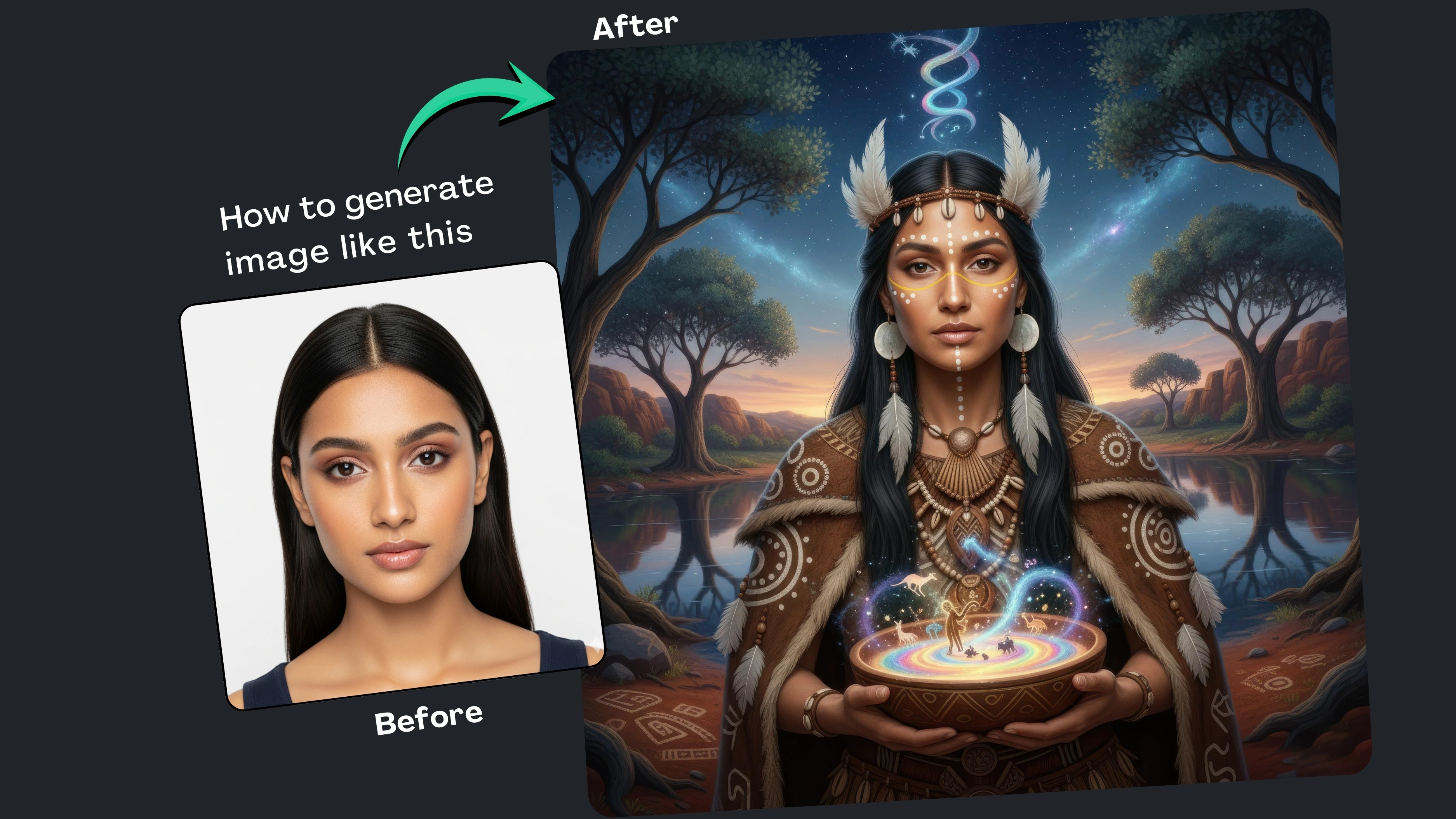 Create Cultural Fantasy Portraits in Google Gemini