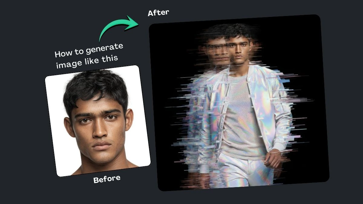 Google Gemini Glitch Portrait Prompt Trend
