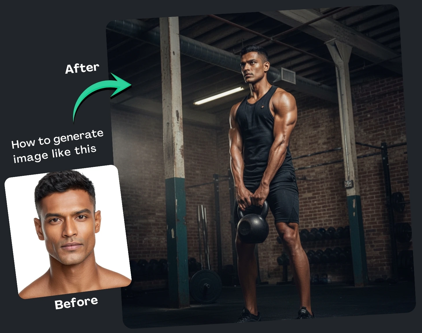 Google Gemini Prompt for Stunning Male Fitness Photoshoot
