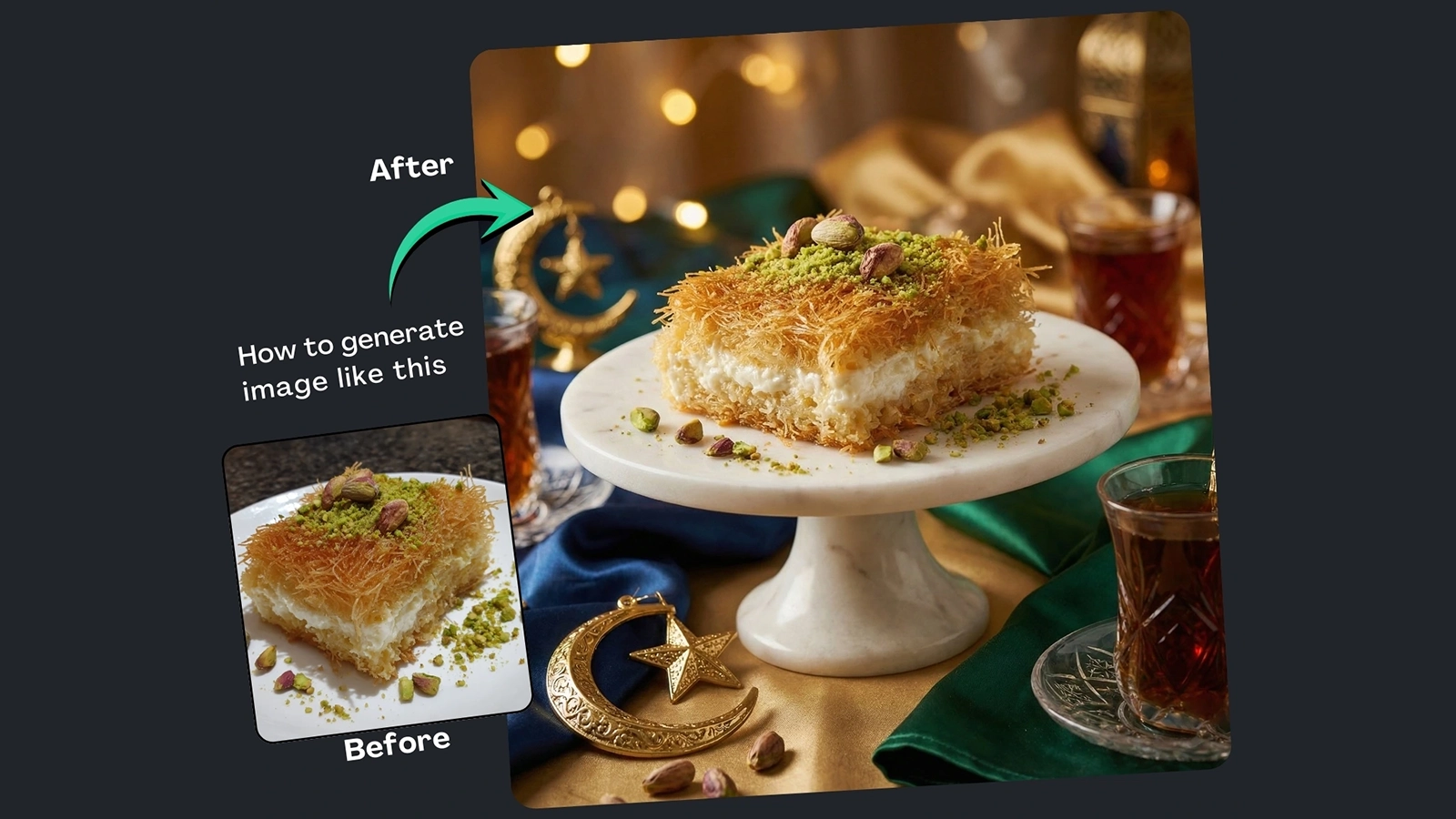 Make Food Photos Festival-Ready Gemini Prompt With Generator