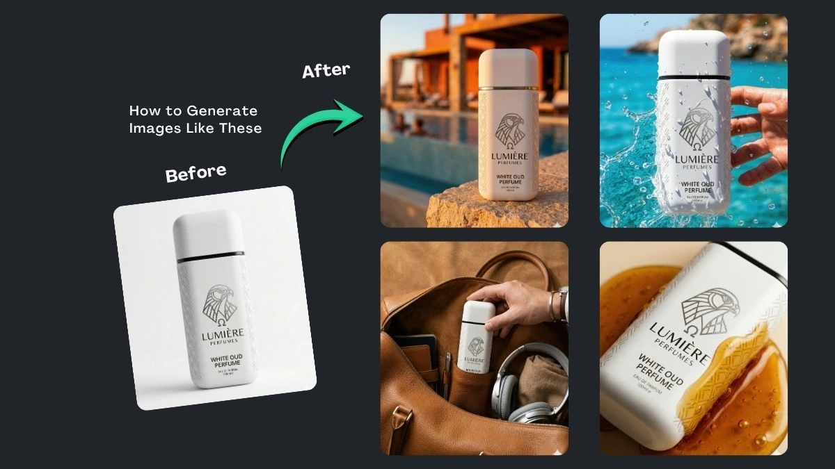 Premium White Oud Perfume Ad Prompts for Google Gemini