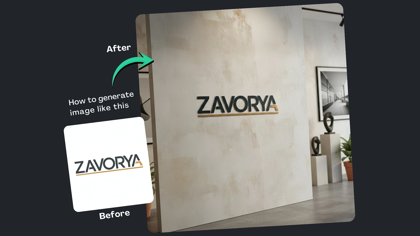 Professional Viral Logo Mockup Google Gemini Prompt With Generator