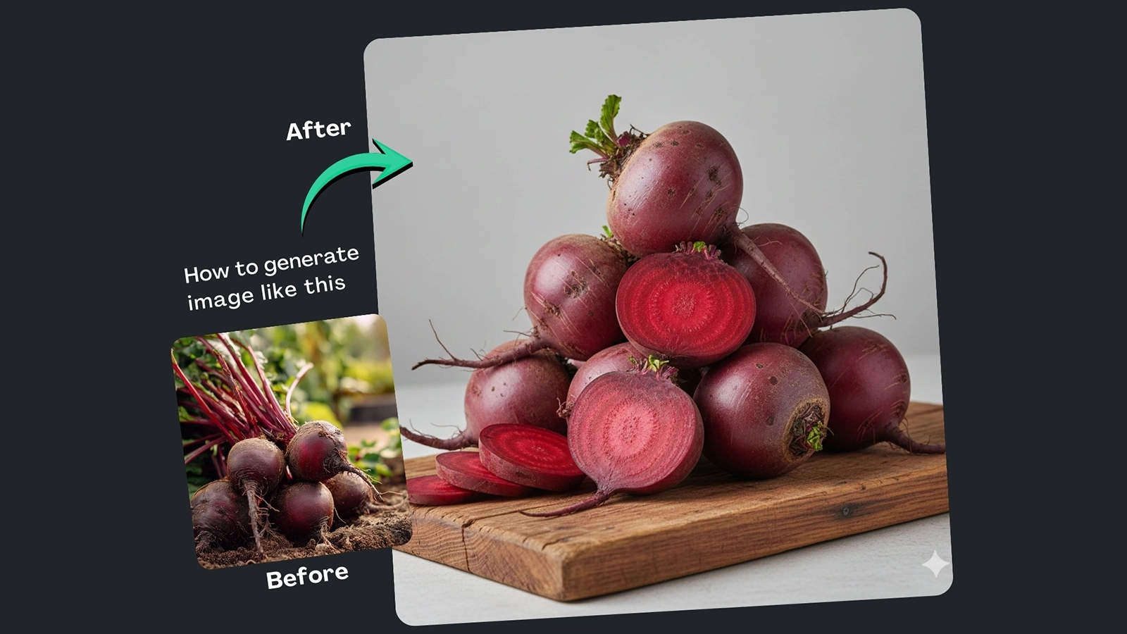 Upgrade Raw Food Shots Gemini Prompt With Generator