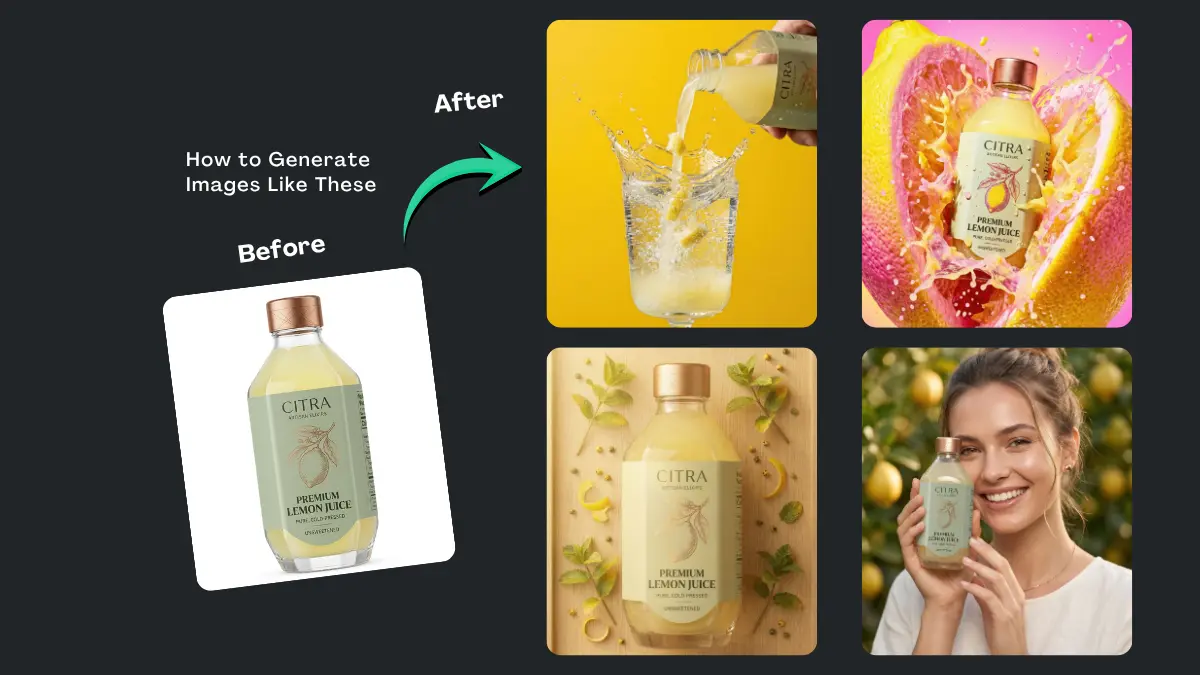 Viral Lemon Juice Image Prompt with Google Gemini