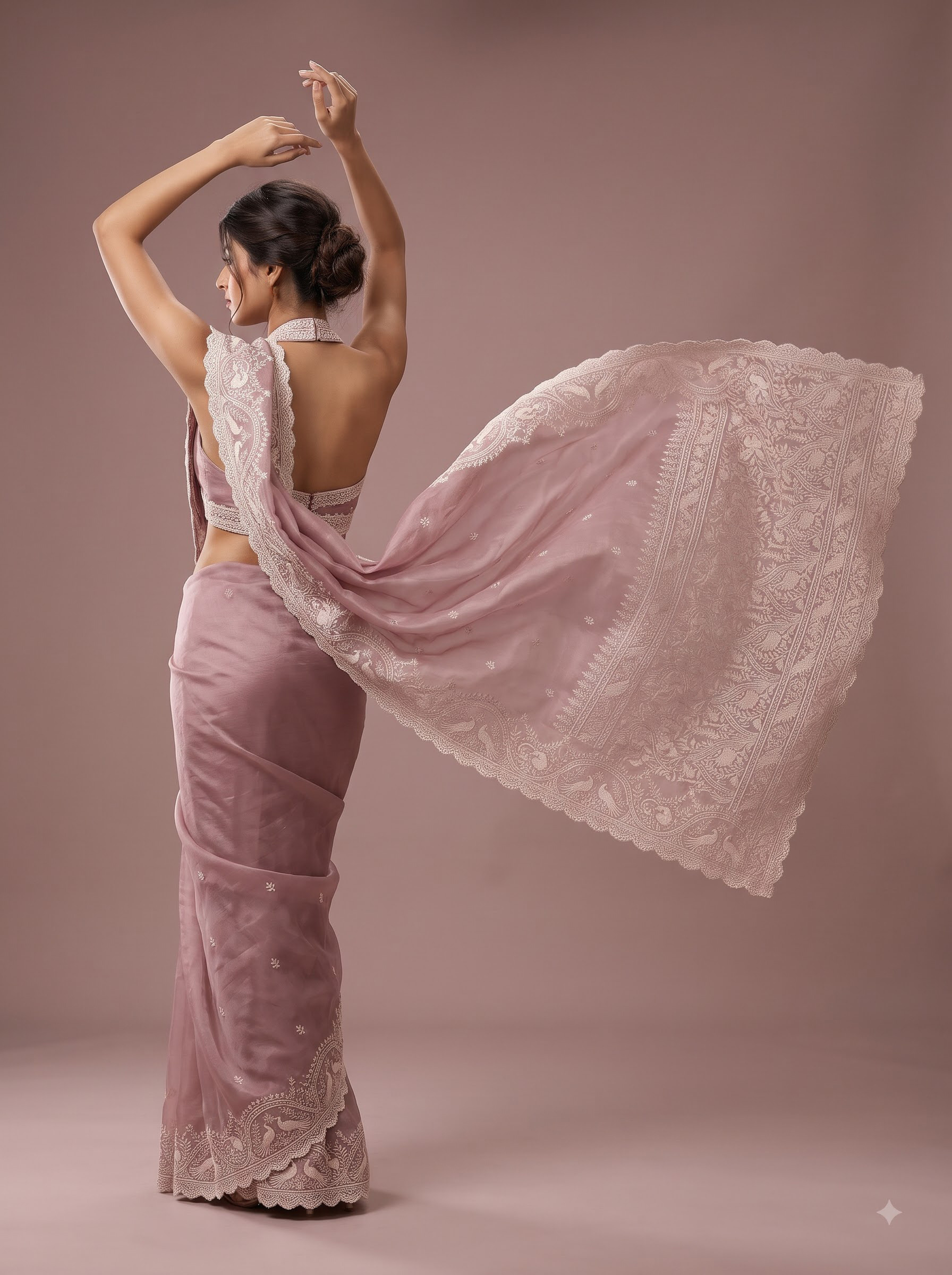 Final transformed commercial visual for AI Festive Saree & Ethnic Wear Photography Prompts