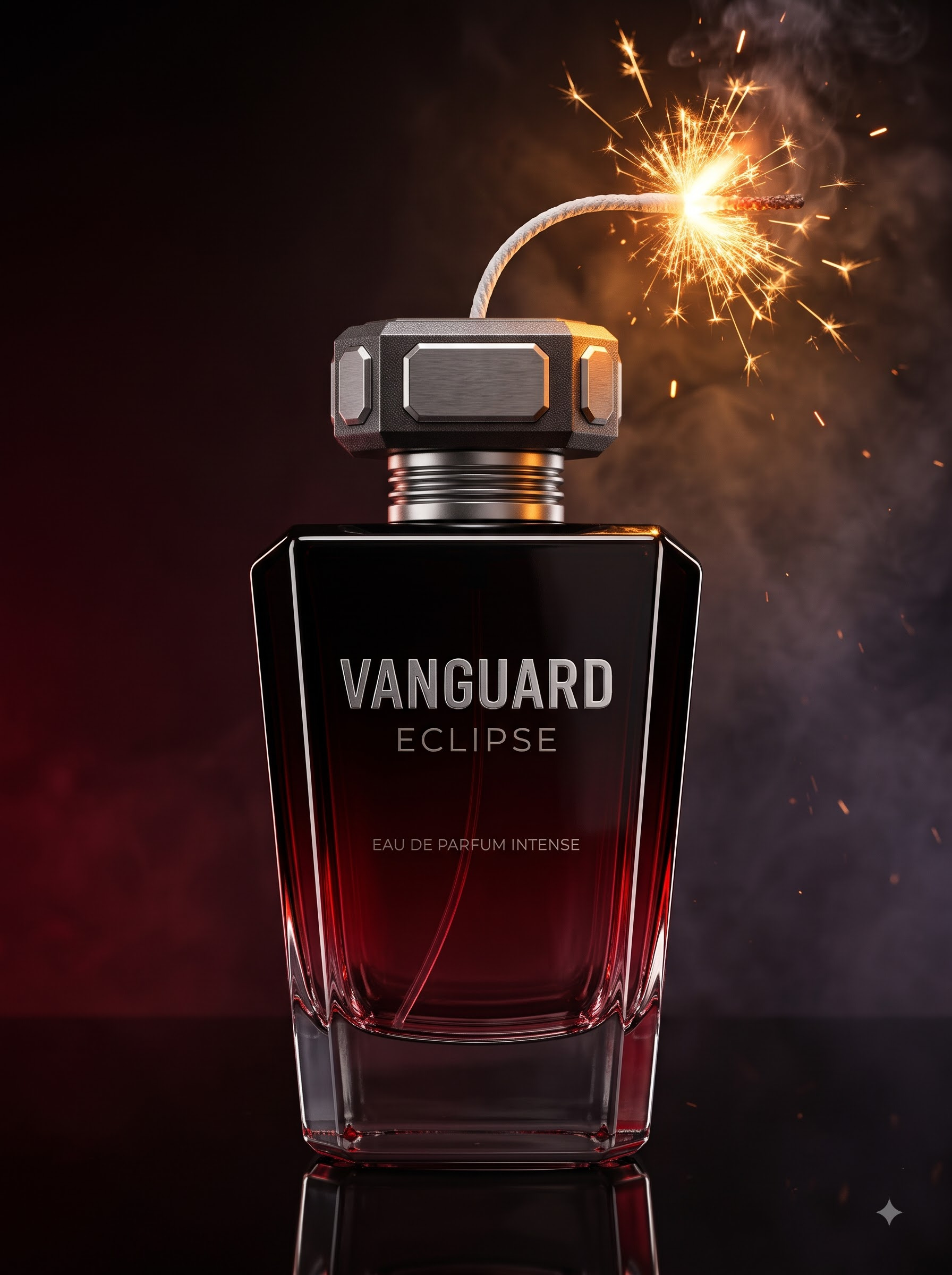 Final transformed commercial visual for AI Festive Fragrance Photography Prompts Luxury Mens Perfume Packshots and Diwali Campaign Studio Scenes